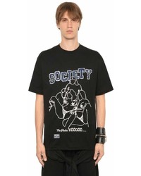 Kokon To Zai Orgy Society Print Cotton Jersey T Shirt