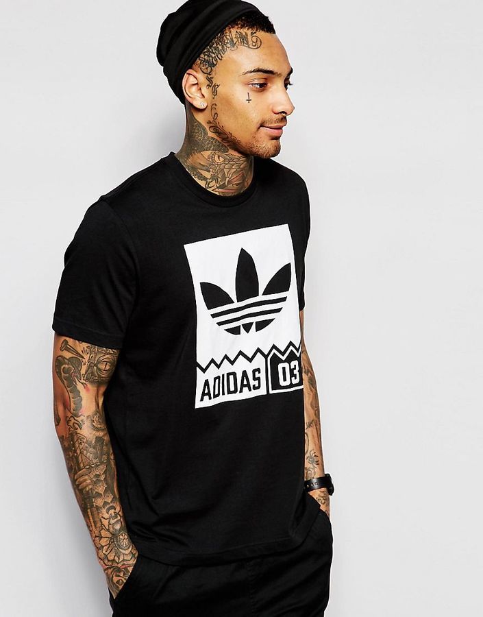 ubetalt definitive Modstander adidas Originals T Shirt With Street Graphic Aj7719, $30 | Asos | Lookastic