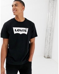 Levi's Oversized Batwing Logo T Shirt In Black