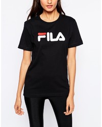 Fila Oversized Boyfriend T Shirt With Front Logo