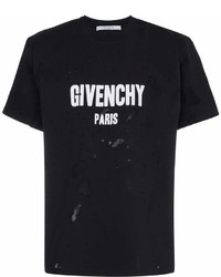 Givenchy Oversized Destroyed Logo T Shirt
