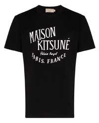 MAISON KITSUNÉ Palais Royal Logo Print T Shirt