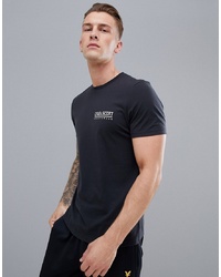 Lyle & Scott Fitness Pendle Small Logo T Shirt In Black