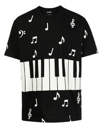 Just Don Piano Print T Shirt
