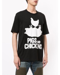 Junya Watanabe MAN Pigs And Chicken T Shirt