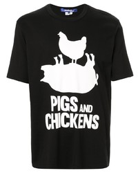 Junya Watanabe MAN Pigs And Chicken T Shirt