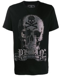 Philipp Plein Platinum Cut Skull T Shirt