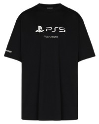 Balenciaga Playstation Printed T Shirt