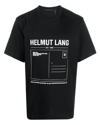 Helmut Lang Postcard Print Detail T Shirt