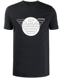 Emporio Armani Printed Eagle Logo T Shirt