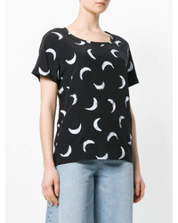 Saint Laurent Printed Moon T Shirt
