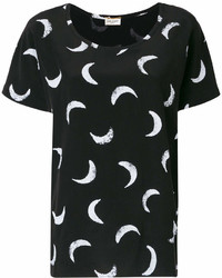 Saint Laurent Printed Moon T Shirt