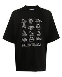 Balenciaga Printed Oversized T Shirt