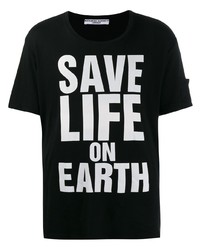 Katharine Hamnett London Printed Save Life On Earth T Shirt