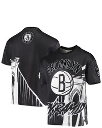 BLACK PYRAMID Pro Standard X Black Brooklyn Nets Sublimated T Shirt At Nordstrom