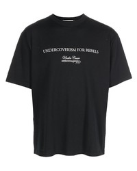 UNDERCOVE R Logo Print Cotton T Shirt