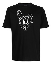 PS Paul Smith Rabbit Print Short Sleeve T Shirt