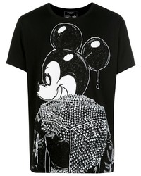 DOMREBEL Rebel Mickey Mouse Print T Shirt