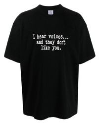 Vetements Reverse Writing Printed T Shirt
