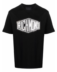 John Richmond Rhinestone Logo T Shirt
