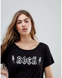 Blend She Rock And Roll Print T Shirt