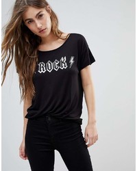 Blend She Rock And Roll Print T Shirt