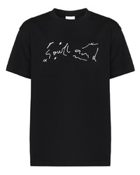 Soulland Scribble Logo Cotton T Shirt