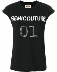 Semi-Couture Semicouture Logo Print T Shirt