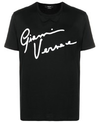 Versace Collection Signature Logo Print T Shirt