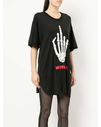 Hysteric Glamour Skeleton Print Long T Shirt