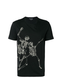 Alexander McQueen Skelleton Print T Shirt