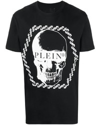 Philipp Plein Skull Logo Print T Shirt