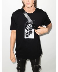 Alexander McQueen Skull Print Cotton T Shirt