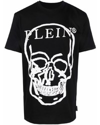 Philipp Plein Skull Print Cotton T Shirt