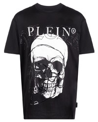 Philipp Plein Skull Print Cotton T Shirt