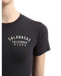 Yeezy Slim Calabasas Printed Cropped T Shirt