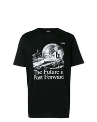 Diesel Slogan Graphic Print T Shirt