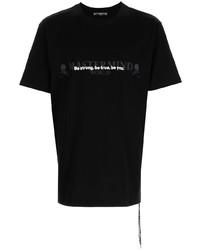 Mastermind World Slogan Print Cotton T Shirt