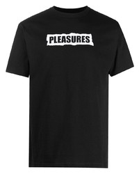 Pleasures Slogan Print T Shirt