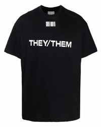 VTMNTS Slogan Print T Shirt