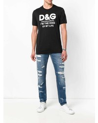 Dolce & Gabbana Slogan T Shirt