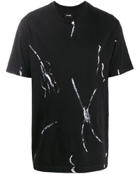 Les Hommes Splash Print T Shirt