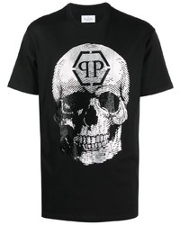 Philipp Plein Ss Skull Print T Shirt