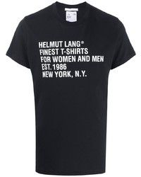 Helmut Lang Standard Relaxed Fit Cotton T Shirt