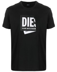 Diesel T Diegos Lab Logo Print T Shirt