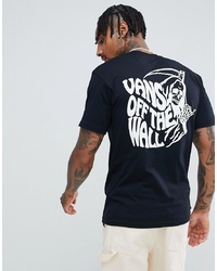 Vans T Shirt With Back Print In Black Vn0a3hqzblk1