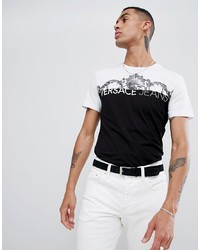 Versace Jeans T Shirt With Baroque