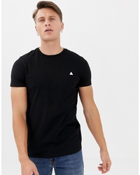 ASOS DESIGN T Shirt With Crew Neck And Logo In Black