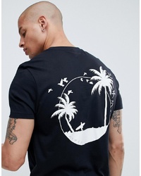 ASOS DESIGN T Shirt With Palm Tree Back Print