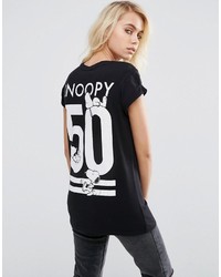 Asos T Shirt With Snoopy Varsity Print